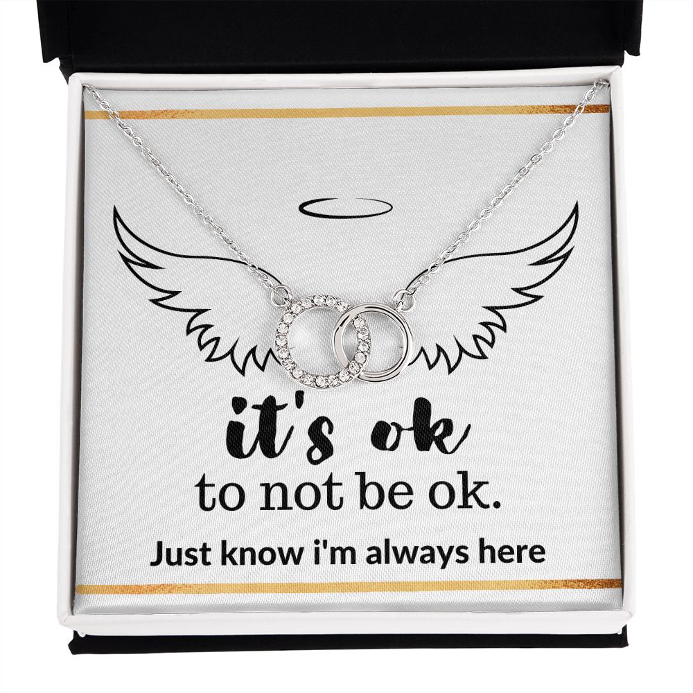 Perfect Pair Necklace, Gift of Bereavement - Memorial Gift, Sympathy Gift, Loss of Mother, Loss of Father, Loss of Child, Miscarriage, Loss of Dog or Pet