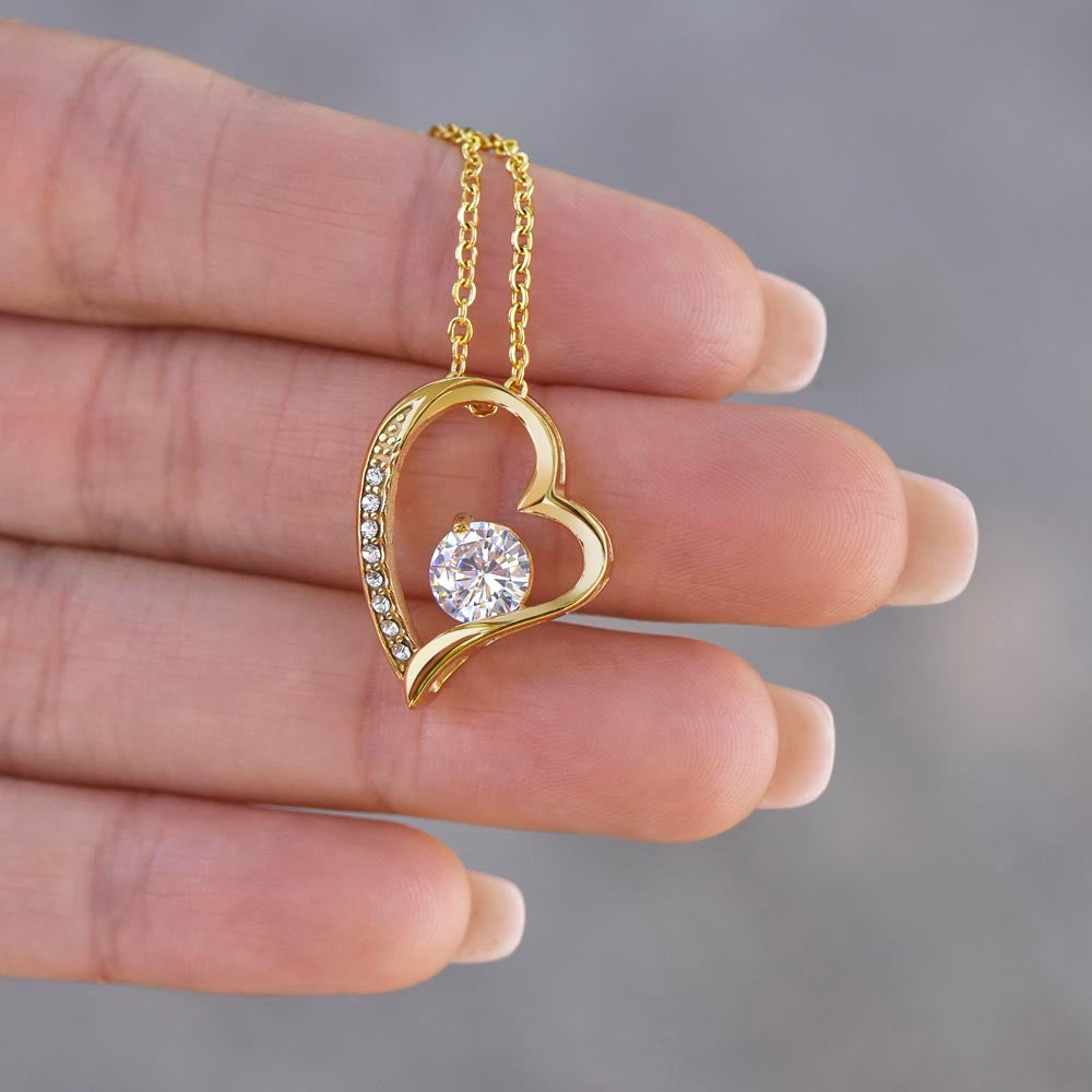 Forever Love Necklace, Gift to Soulmate, Space - Valentines, Birthday, Anniversary, Christmas