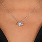 Daughter Gift from Dad, I Love You (Wreath) - Love Knot Necklace, Birthday, Graduation, Christmas