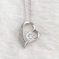 I Will Always - Fool, I'm Sorry Apology Gift, Forever Love Heart Necklace - To Ex Girlfriend, Ex Wife, Friend, Estranged Daughter - 14k or 18k Gold over Stainless Steel