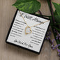 I Will Always - Fool, I'm Sorry Apology Gift, Forever Love Heart Necklace - To Ex Girlfriend, Ex Wife, Friend, Estranged Daughter - 14k or 18k Gold over Stainless Steel