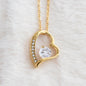 I Will Always - Fool, I'm Sorry Apology Gift, Forever Love Heart Necklace - To Ex Girlfriend, Ex Wife, Friend, Estranged Daughter - 14k or 18k Gold over Stainless Steel