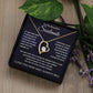 Forever Love Necklace, Gift to Soulmate, Space - Valentines, Birthday, Anniversary, Christmas