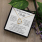 Forever Love Heart Necklace, Gift to Smokin Hot Wife - Whit4e