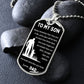 Dog Tag Necklace, Gift To Son from Dad - Always Remember I Love You