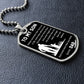 Dog Tag Necklace, Gift To Son from Dad - Always Remember I Love You