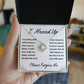 I Messed Up, Apology Gift for Ex Wife Girlfriend Friend Daughter - Divorce Separation Gift - Love Knot Necklace