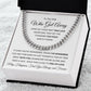 Cuban Link Chain, Gift To Your Soulmate, Ex - The One Who Got Away