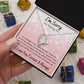 Forever Love Necklace, Im Sorry Apology Gift for Girlfriend, Wife, Soulmate, Ex, Mom, Sister, Friend - Pink Hearts