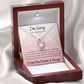 Forever Love Necklace, Im Sorry Apology Gift for Girlfriend, Wife, Soulmate, Ex, Mom, Sister, Friend - Pink Hearts