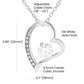Forever Love Necklace, Im Sorry Apology Gift for Girlfriend, Wife, Soulmate, Ex, Mom, Sister, Friend - Pink Hearts