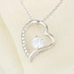 Forever Love Necklace, Im Sorry Apology Gift for Girlfriend, Wife, Soulmate, Ex, Mom, Sister, Friend - Pink Hearts
