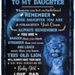 To My Daughter from Dad - You Are Braver Child Blanket - Cozy Plush Fleece Blanket - 30x40 in.