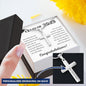 2023 Graduation Gift, Personalized Stainless Steel Cross Necklace - For Her or Him