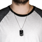 Dog Tag Necklace, Gift to Grandson from Grandpa - This Old Lion