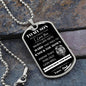 Dog Tag Necklace, GIFT TO SON - This Old Lion