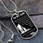 Dog Tag Necklace, GIFT TO SON from Dad - Always Remember I Love You