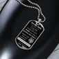 Dog Tag Necklace, GIFT TO SON - This Old Lion