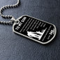 Dog Tag Necklace, GIFT TO SON from Dad - Always Remember I Love You