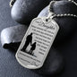 Dog Tag Necklace, GIFT TO DAUGHTER from Dad - Always Remember Silver