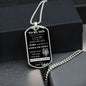 Dog Tag Necklace, GIFT TO SON - This Old Lion