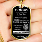 Dog Tag Necklace, GIFT TO SON - This Old Lion