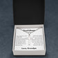 Stainless Cross Necklace/Ball and Chain, Gift to Grandson from Grandpa