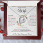 Forever Love Heart Necklace, GIFT TO WIFE - Amazing Wife