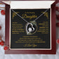 Forever Love Heart Necklace, GIFT TO DAUGHTER from Mom or Dad - I Love You