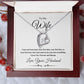 Forever Love Heart Necklace, Gift to Wife from Husband - I Wasn't to Be Your Last - Valentines Day, Birthday, Anniversary, Christmas, Mother's Day