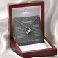 Forever Love Necklace, To Soulmate - Grey Background