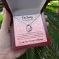 Forever Love Necklace, I'm Sorry Apology Gift for Girlfriend, Wife, Soulmate, Ex, Mom, Sister, Friend - Pink Hearts