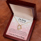 Forever Love Necklace, I'm Sorry Apology Gift for Girlfriend, Wife, Soulmate, Ex, Mom, Sister, Friend - Pink Hearts
