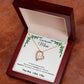 Forever Love Heart Necklace, GIFT FOR MOM - Mistle Toe, CHRISTMAS