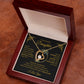 Forever Love Heart Necklace, GIFT TO DAUGHTER from Mom or Dad - I Love You