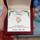 Forever Love Heart Necklace, GIFT FOR MOM - Mistle Toe, CHRISTMAS