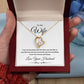 Forever Love Heart Necklace, Gift to Wife from Husband - I Wasn't to Be Your Last - Valentines Day, Birthday, Anniversary, Christmas, Mother's Day