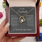 Forever Love Necklace, To Soulmate - Grey Background