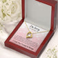 Forever Love Necklace, I'm Sorry Apology Gift for Girlfriend, Wife, Soulmate, Ex, Mom, Sister, Friend - Pink Hearts