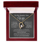 Forever Love Heart Necklace, To My Smokin Hot Wife - Grey