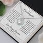 Circle Eternal Hope Necklace, GIFT FOR GRANDDAUGHTER from Grandma - Crown