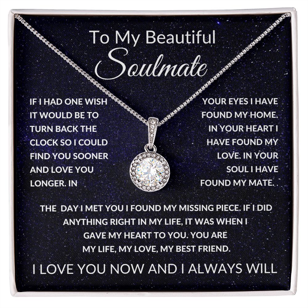 Eternal Hope Necklace, Gift to Soulmate - Space