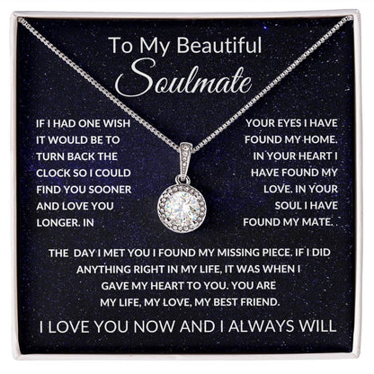 Eternal Hope Necklace, Gift to Soulmate - Space