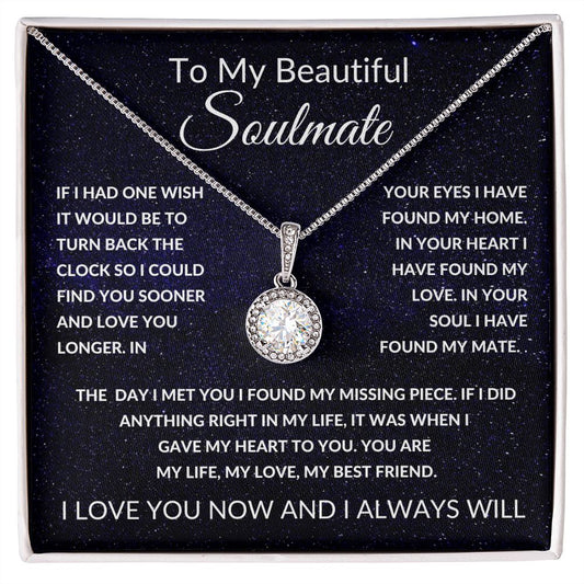 Eternal Hope Necklace, Gift to Soulmate - Space