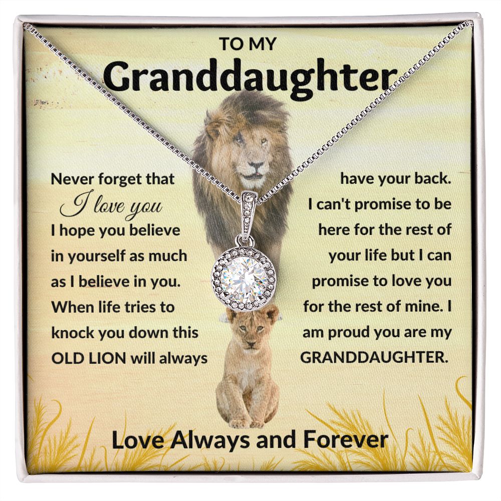 Eternal Hope Necklace, GIFT TO GRANDDAUGHTER - Lion