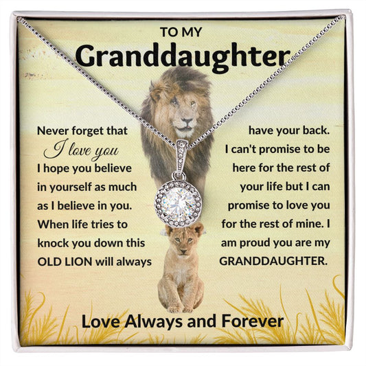 Eternal Hope Necklace, GIFT TO GRANDDAUGHTER - Lion