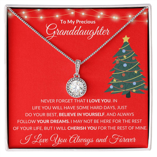 Eternal Hope Necklace, GIFT TO GRANDDAUGHTER from Grandma or Grandpa  - CHRISTMAS