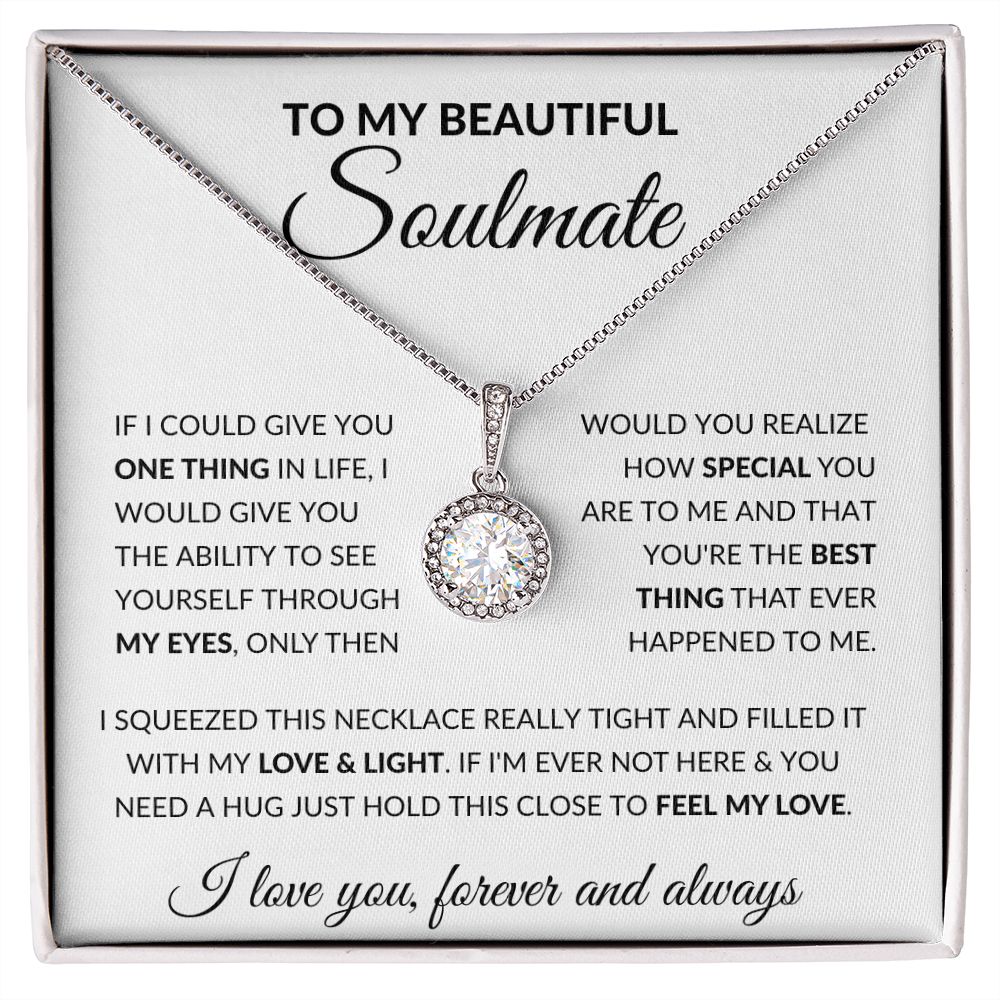 Eternal Hope Necklace, GIFT TO SOULMATE - Feel My Love