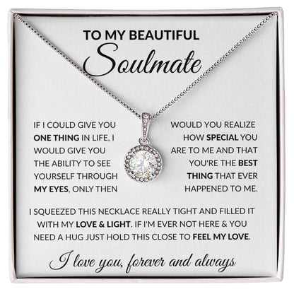 Eternal Hope Necklace, GIFT TO SOULMATE - Feel My Love