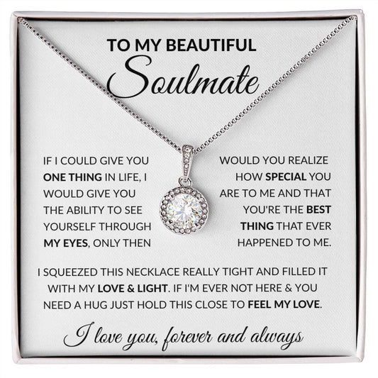 Eternal Hope Necklace, GIFT TO SOULMATE - Feel My Love